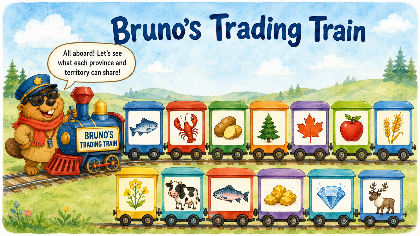Alberta Social Studies "Time & Place" Physical Regions (Grade 2)