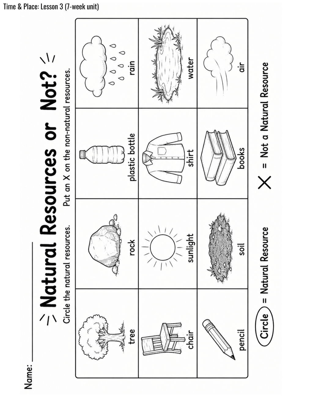 Alberta Social Studies "Time & Place" Physical Regions (Grade 2)