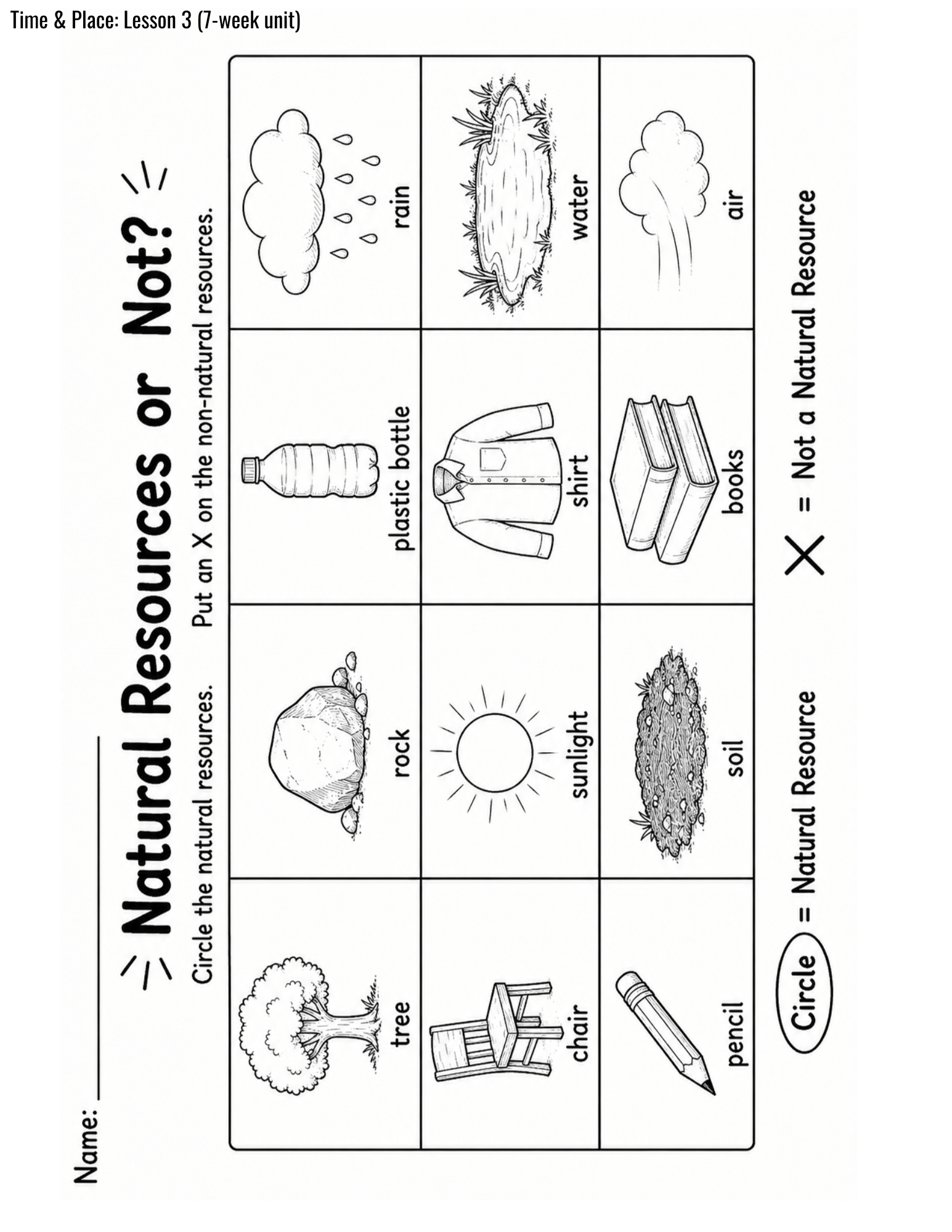 Alberta Social Studies "Time & Place" Physical Regions (Grade 2)