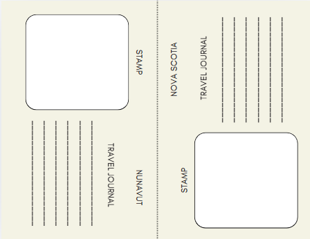 Passport Activity - Black & White version