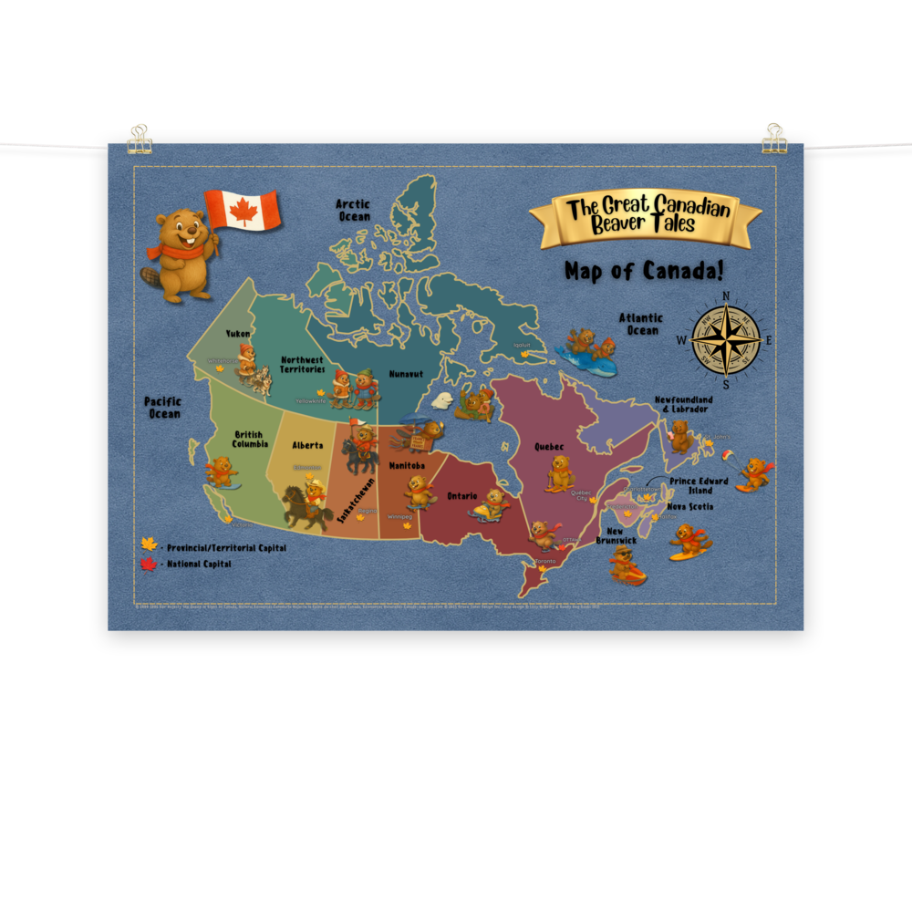 Bruno’s Travels Map (poster)