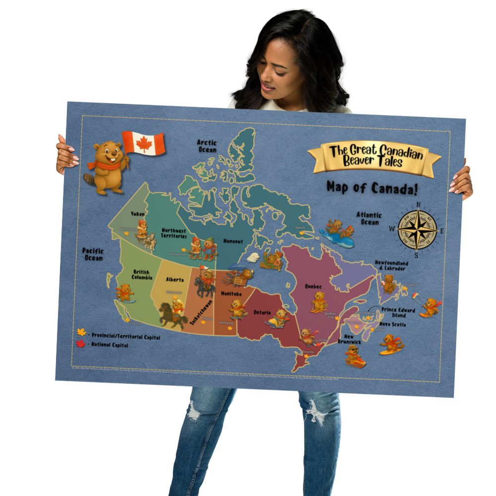 Bruno’s Travels Map (poster)